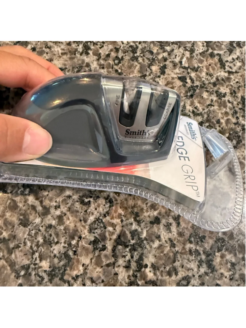 Unisex Smith's Housewares Knife Sharpener One Size Black Silver